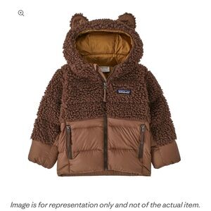 Patagonia Baby Hi-Loft Furry Friends Jacket Molasses Brown 2T